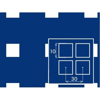 Перфорований лист 1000x2000х2 PC Qg10-30