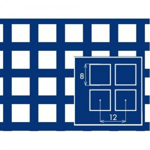 Перфорований лист 1000x2000х1 PC Qg8-12